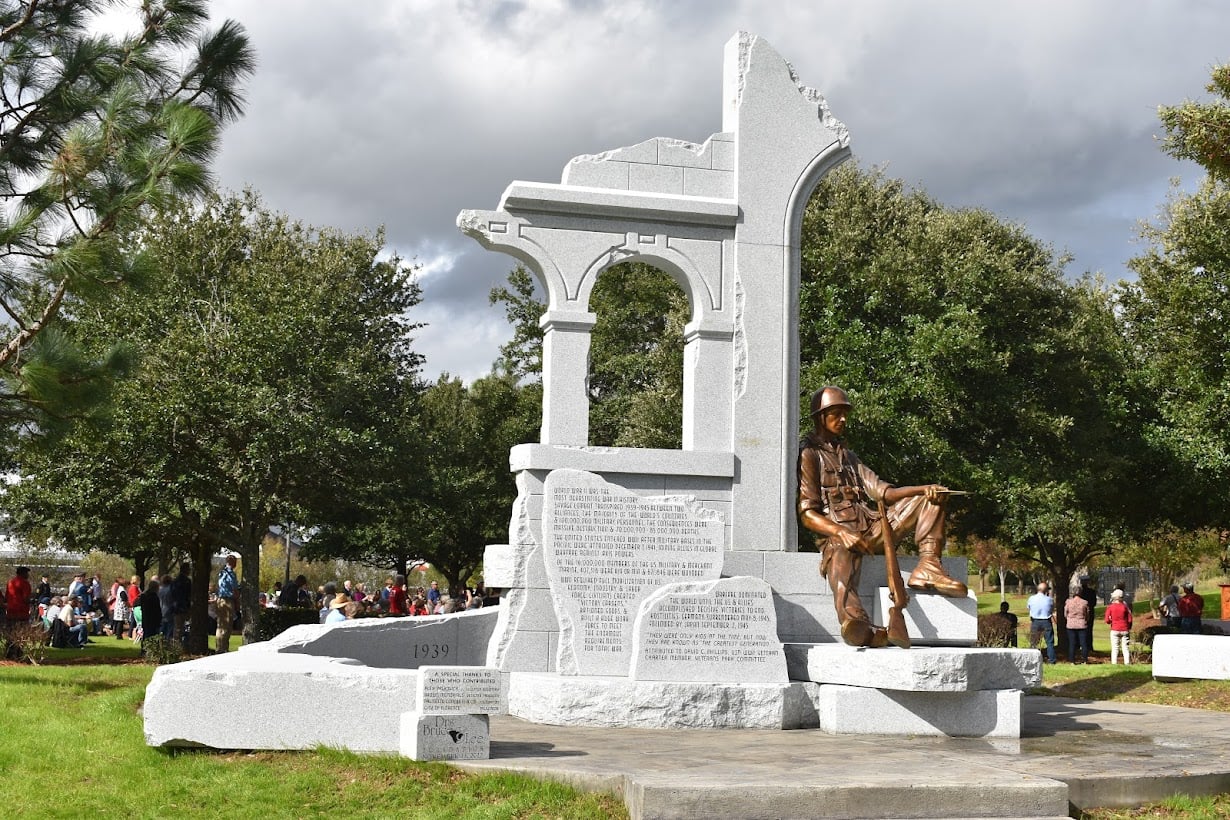 WWII Monument - soldier from right