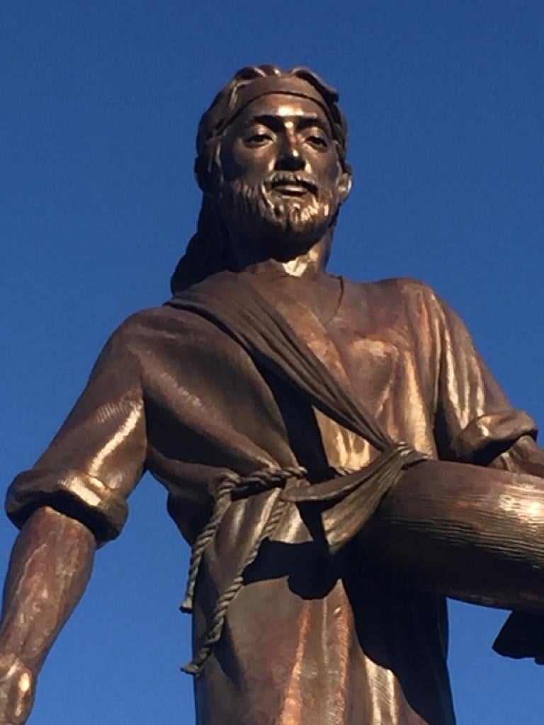 Sower, Florence Baptist Temple, close-up
